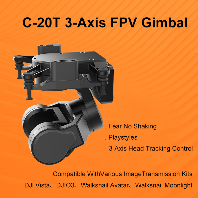Drone Gimbal Mount - Gimbal 3-Axis untuk Drone Balap FPV
