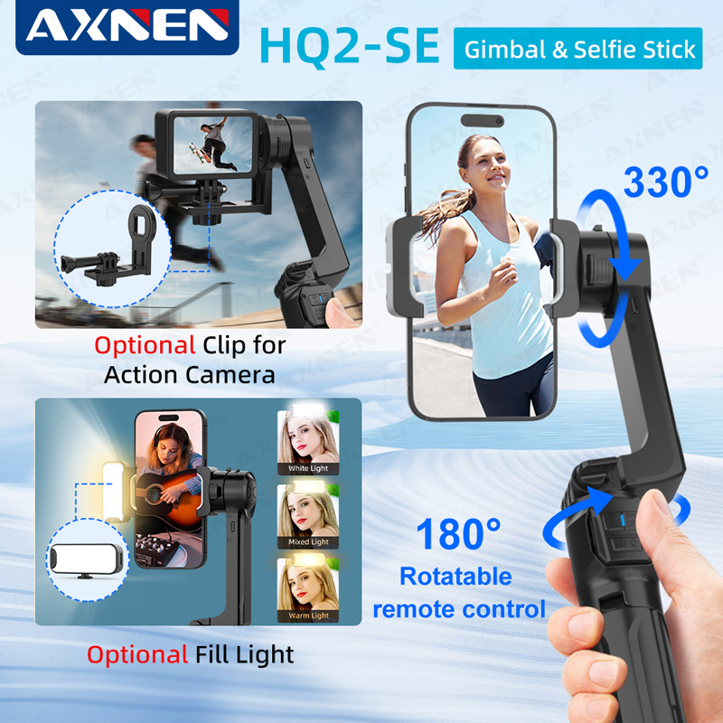 AXNEN HQ2-SE Gimbal genggam pe - Drone Gimbal For Gopro ulasan dan harga