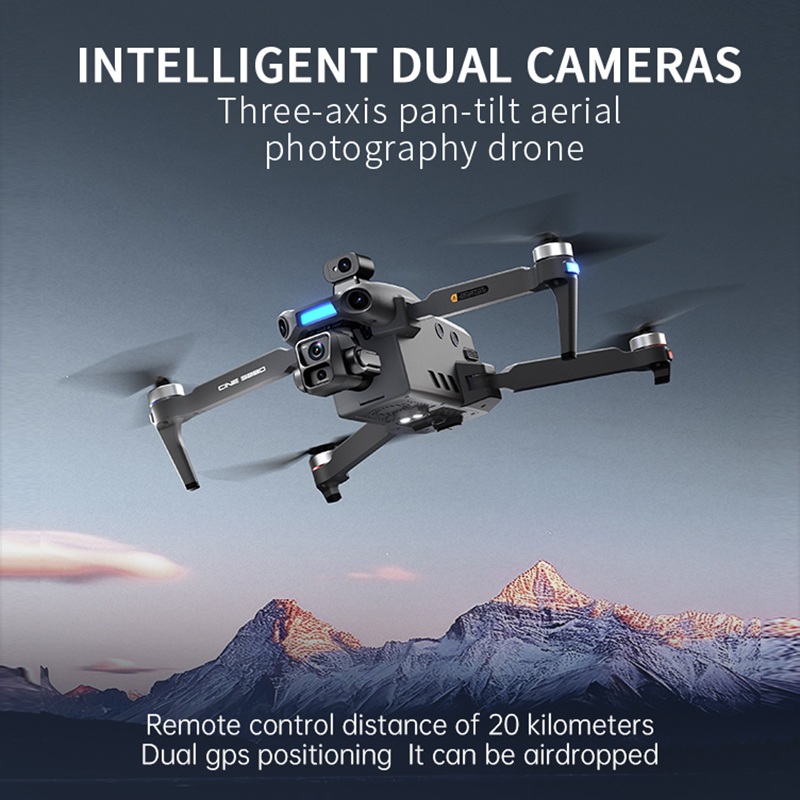 Drone Kamera Ganda 8K Baru 202 - Drone Gimbal Mount ulasan dan harga