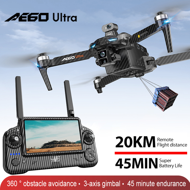 Drone Profesional AE60 GPS Kam - Drone Gimbal Brushless ulasan dan harga