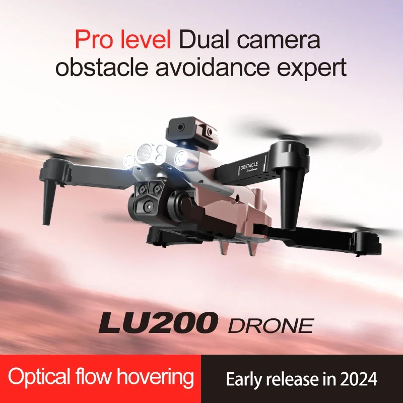 LU200 8K GPS Drone Kamera Tiga - Drone Gimbal Mount ulasan dan harga