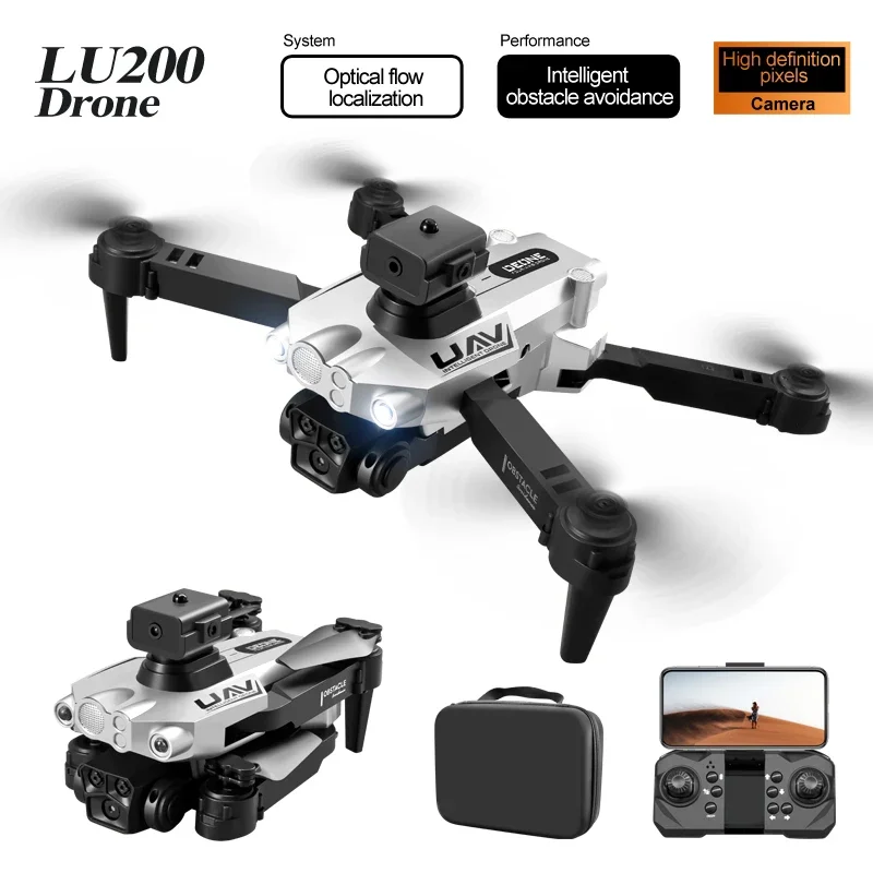 LU200 8K GPS Drone Kamera Tiga - Drone Gimbal Mount ulasan dan harga