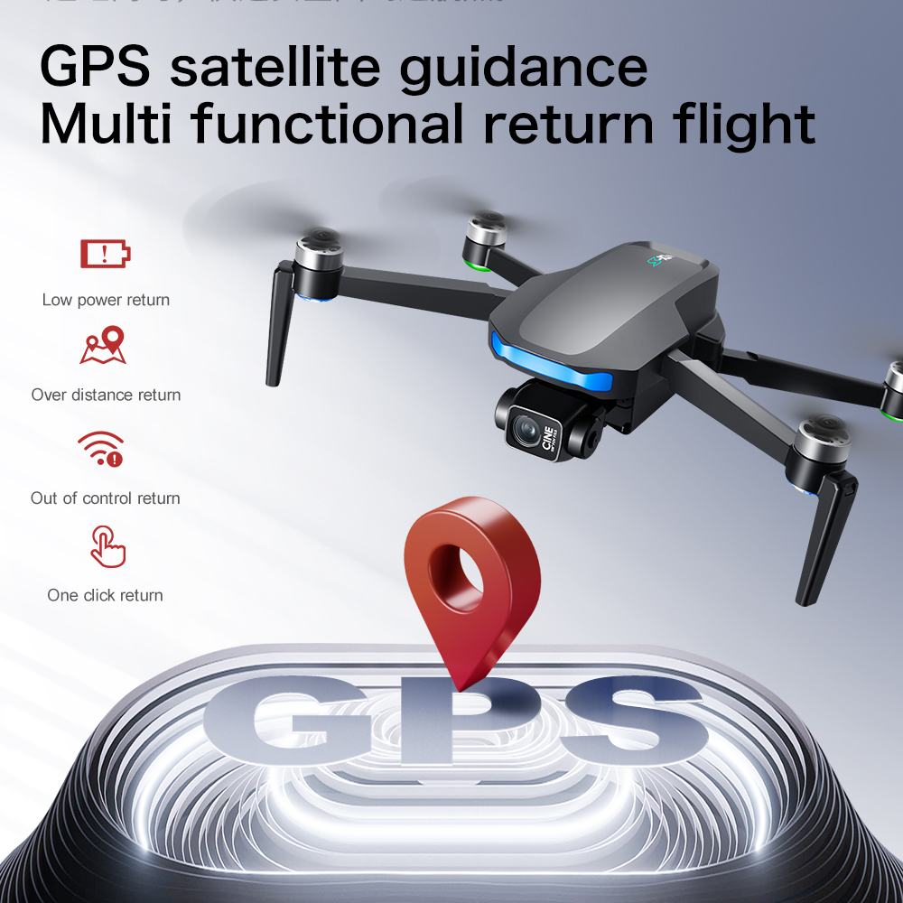 Drone Baru S-X1 MAX GPS 8K Pro - Drone Gimbal Mount ulasan dan harga